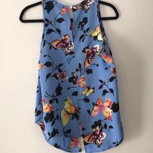 Renee C. Tops - Pretty butterfly sleeveless blouse Renee C. Tops - Pretty butterfly sleeveless blouse